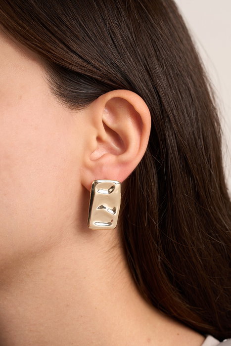 Heliophilia Silver Pendientes de Oro con Recubrimiento de Laca